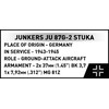 Cobi Klocki Junkers ju 87g-2 stuka 571 blokai