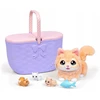 Cobi Maskotka interaktywna little live pets - kocia mama w koszyku
