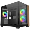 Cooler Master Obudowa elite 481 wood 270° seamless glass matx