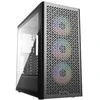 „Cooler Master Elite 502“ kompiuterio korpusas, vidutinio dydžio bokštas, ATX, ARGB, grūdintas stiklas - Juodas