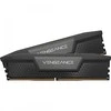 Dvi pilkos Corsair Vengeance DDR5 operatyviosios atminties plokštelės