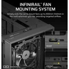Corsair FRAME 4000D RS medinis kompiuterio korpusas, Midi-Tower, E-ATX - medinis, juodas