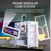 „Corsair FRAME 4000D RS“ medinis kompiuterio korpusas, „Midi-Tower“, E-ATX, medinis, baltas
