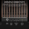 Corsair FRAME 5000D WOOD RS Midi Tower Juodas, Walnut