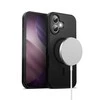 Crong Hybrid Frost MAG Cover - dėklas MagSafe Apple iPhone 17 juodas