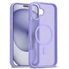 Dėklas Crong Hybrid Matte Magnetic - MagSafe iPhone 17 Case (Lavender)