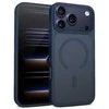 Dėklas Crong Hybrid Matte Magnetic - MagSafe iPhone 17 Pro Max Case (Navy Mėlyna)