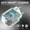 Įkroviklis Crong Crong NEO GaN Charger - Įkroviklis USB-C 40W PD 3.2 su AVS (balta)