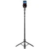 Crong „Selfiego“ ultra aliuminio „selfie stick“ „Bluetooth“ trikojis (33–157,5 cm)