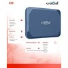 Kietasis diskas Crucial X10 2TB Portable SSD USB 3.2 Type-C