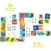 Czuczu dėlionės žaidimas domino dinozaurai 28ELE