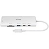 Šakotuvas D-LINK 10in1 USB-C prijungimo stotelė