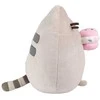 Pusheen - pliušinis talismanas su ledų sumuštiniu 24 cm