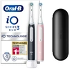 Elektrinis dantų šepetėlis Oral-B iO Series 3n Duo Edition, juodas/rožinis