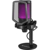 Defender, do streamowania mikrofon, IMPULSE GMC 600, garsumo valdymas, juoda, Podświetlany RGB