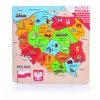 Dėlionė Daffi Puzzle medžio žemėlapis iš Lenkijos D-100 41004