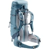 Deuter Aircontact Lite 40+10 turistinė kuprinė, pilka / mėlyna