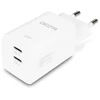 Dicota Įkroviklis gan 45w 2xusb-c balta