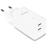 Dicota Įkroviklis gan 45w 2xusb-c balta