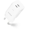 Dicota Įkroviklis gan 45w 2xusb-c balta