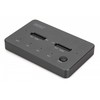 Digitus DA-71545-1 saugojimo diskų prijungimo stotis USB 3.2 Gen 1 (3.1 Gen 1) Type-C Juoda