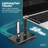 Šakotuvas Digitus DA-71546-1 saugojimo diskų prijungimo stotis USB 3.2 Gen 2 (3.1 Gen 2) Type-C Juoda