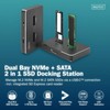Šakotuvas Digitus DA-71546-1 saugojimo diskų prijungimo stotis USB 3.2 Gen 2 (3.1 Gen 2) Type-C Juoda