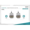 Digitus Hibridinis aoc ekrano prievadas 1.4 8k / 60hz uhd dp / dp m/m jungiamasis laidas 20m juodas