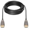 Kabelis dp/dp m/m juoda 15m displayport 1.4 hybrydowy aoc 8k 60hz uhd