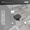 Digitus Įkroviklis jungiama į tinklą maitinimo šaltinis 1x usb-c pd 3.0 max. 100w gan zintegrowany kabelis 1,2m juoda