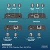 Assmann Electronic DIGITUS HDMI IP ilgintuvas 4K/60Hz 120/200 m PoE One-to-Many CAT Juodas