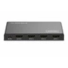 Digitus Jungiklis 4k hdmi 3x1, 60hz hdcp 2.3, nuotolinio valdymo pultas, juodas
