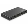 Digitus Jungiklis 4k hdmi 3x1, 60hz hdcp 2.3, nuotolinio valdymo pultas, juodas