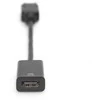 Digitus „Displayport“ adapterio kabelis su fiksatoriumi 1080p 60hz fhd tipo dp/hdmi a m/f 0,2m juodas