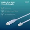 Digitus Kabelis adapter do konsoli usb-a 2.0 męski do rj45 | chipset ftdi (ft232rnl) | Šviesiai mėlynas | 1.8m