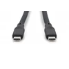 Digitus Digitus Kabelis silikonowy USB, USB4 wersja 2.0, USB 80 Gb/s, 1 m, juoda