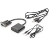 Digitus Konverteris / adapteris garso ir vaizdo VGA į HDMI, 1080p FHD, su 3,5 mm garso mini lizdu