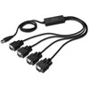 Adapteris digitus da-70159 (usb m - 4x rs-232 m; 1,5m; spalva juoda)