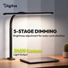 Digitus LED Desk Lamp, 80 cm, Juodas | DA-90492 | 2400 lm | 16 W | 3000-6500 K | Warm baltas | LED lamp | 10 V