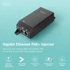 „Digitus Gigabit Ethernet PoE+“ injektorius, 802.3at maitinimo kontaktai: 4/5(+), 7/8(-), 30 W