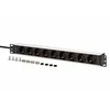 Digitus Digit 1U aliuminio maitinimo blokas, montuojamas ant stovo, 9 apsauginiai lizdai 16A, 230 V kintamoji srovė, 50/60 Hz, IEC C20 kištukas