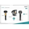 Digitus czytnik kodów kreskowych przewodowy usb-rj45 2m, 1d i 2d, zgodny su kodami qr, stojak w zestawie da-81002