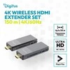 Digitus Przedłużacz / extender hdmi belaidis do 100/150m | uhd 4k@60hz | audio (komplektas)