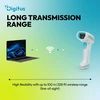 Digitus Advanced Barcode Scanner, Bluetooth, 1D/2D Rankinis brūkšninių kodų skaitytuvas 1D/2D CMOS Balta, Benzino spalva