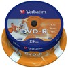 Verbatim Dvd-r 16x 4.7gb 25p cb, galima spausdinti 43538