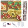 Paveikslas ant drobės 30x30cm su Labrador Epee mozaika