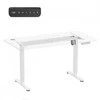 Biurko Ergo Office elektrinis aukščio reguliavimo stalas, maks. aukštis 1160 mm, maks. apkrova - 80 kg, be stalviršio, darbui sėdint arba stovint, baltas, ER-400