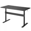ergo office Biurko Ergo biuro stalas su stalviršiu 140x68cm, dujinė spyruoklė, aukščio reguliavimas, sėdimam ir stovimam darbui, maks. aukštis 115cm, ER