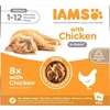 IAMS DELIGHTS kačiukų ėdalas padaže dėžutėje – šlapias kačių ėdalas – 8 x 85 g