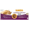 Eukanuba IAMS DELIGHTS Senior Land & Sea Collection in Gravy box – šlapias pašaras katei – 12x85g